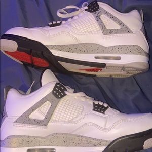 Jordan 4 white cement